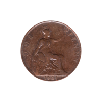 Preview 1 penny, 1901 reverse