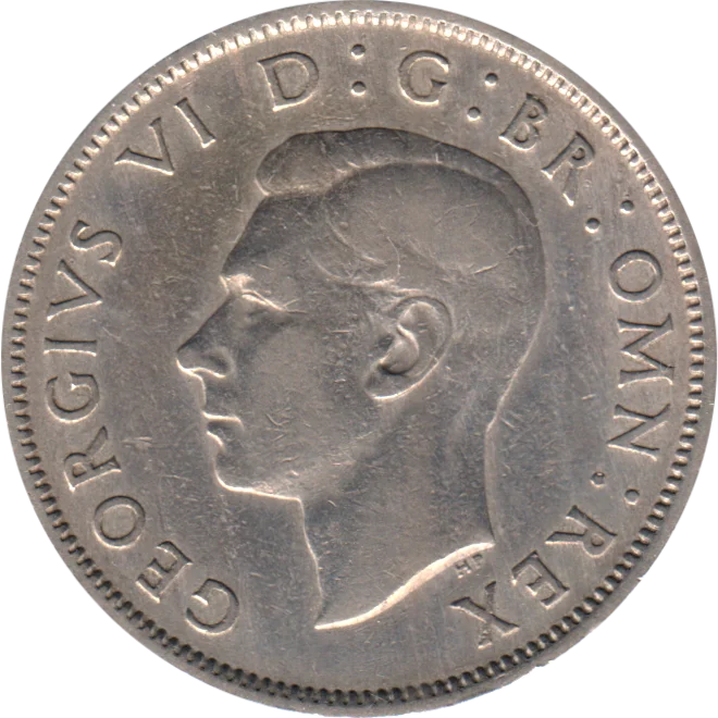 2 shillings, 1947 Obverse