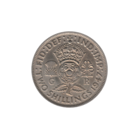 Preview 2 shillings, 1947 reverse