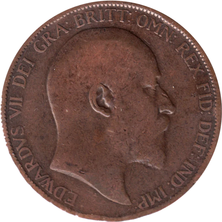 1 penny, 1902 Obverse