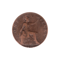 Preview 1 penny, 1902 reverse