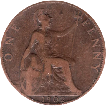 Preview 1 penny, 1902 reverse