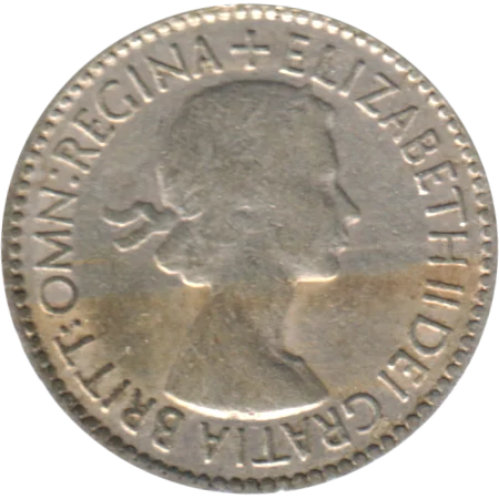 6 pence, 1953 Obverse