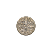 Preview 6 pence, 1953 reverse