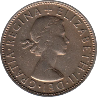 Preview 2 shillings, 1961 obverse