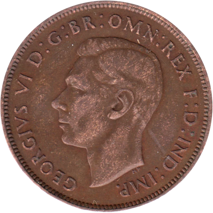 1 penny, 1937 Obverse