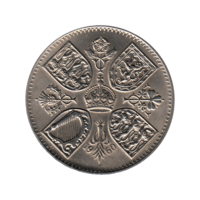 Preview 5 shillings, 1960 reverse