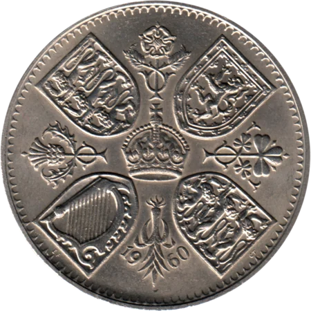 Preview 5 shillings, 1960 reverse