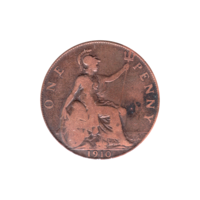 Preview 1 penny, 1910 reverse