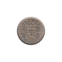 Preview 1 shilling, 1962 reverse