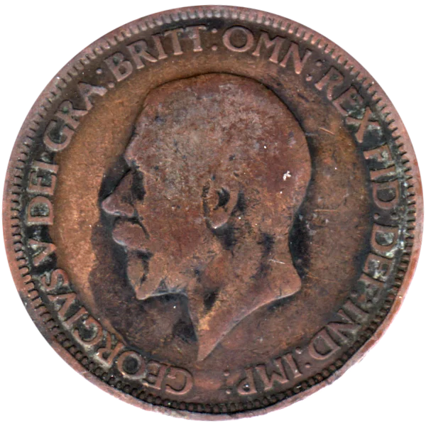 ½ penny, 1932 Obverse