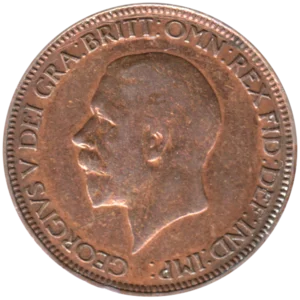 Preview ½ penny, 1931 obverse
