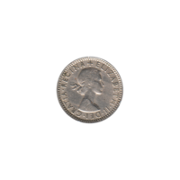 Preview 6 pence, 1955 obverse