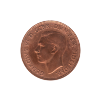 Preview 1 penny, 1949 obverse
