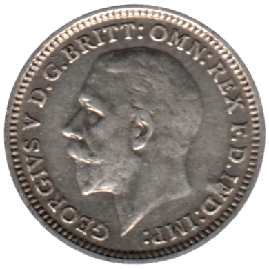 3 pence, 1934 Obverse