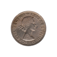 Preview ½ crown, 1960 obverse