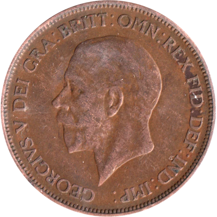 1 penny, 1928 Obverse