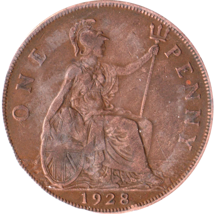 1 penny, 1928 Reverse