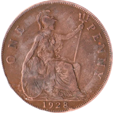 Preview 1 penny, 1928 reverse