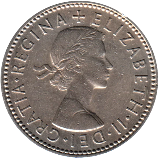 1 shilling, 1954 Obverse