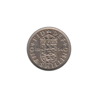 Preview 1 shilling, 1954 reverse