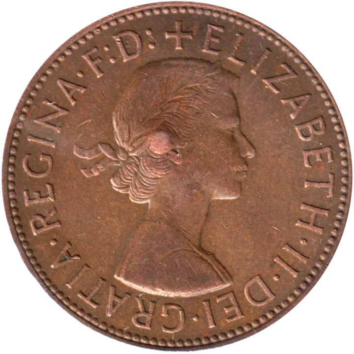 1 penny, 1962 Obverse