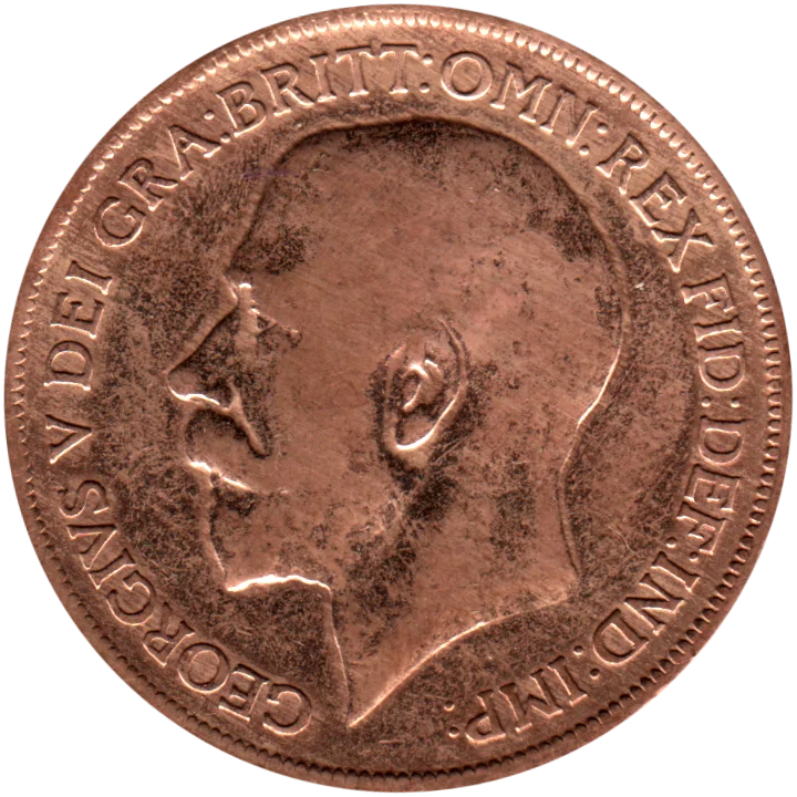 1 penny, 1920 Obverse