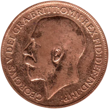 Preview 1 penny, 1920 obverse
