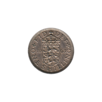 Preview 1 shilling, 1963 reverse