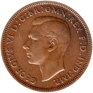 Preview ½ penny, 1937 obverse