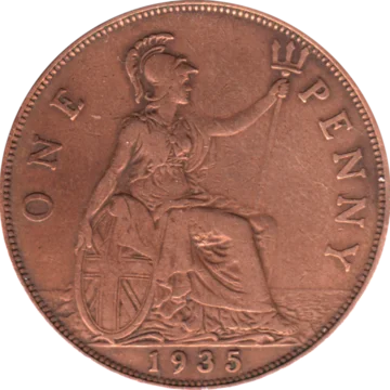 Preview 1 penny, 1935 reverse