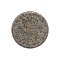 Preview ½ crown, 1948 reverse