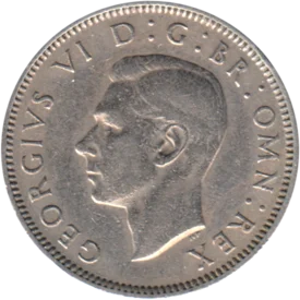 Preview 1 shilling, 1949 obverse
