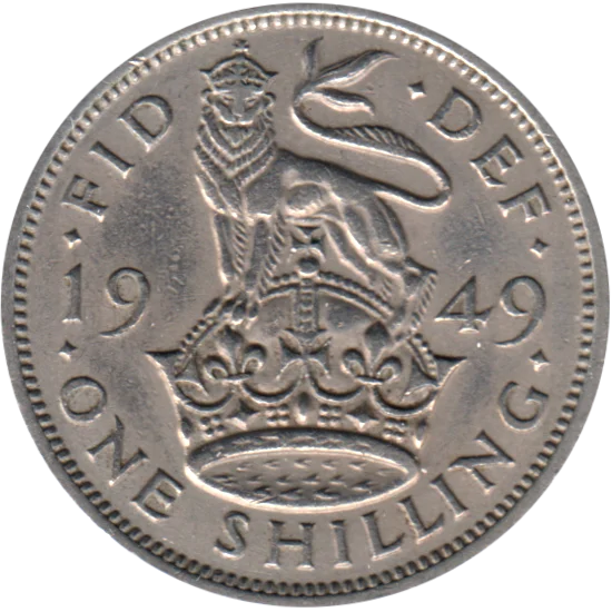 1 shilling, 1949 Reverse