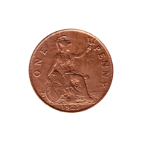 Preview 1 penny, 1927 reverse