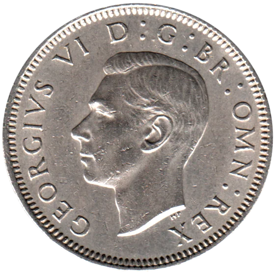 1 shilling, 1949 Obverse