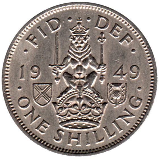 1 shilling, 1949 Reverse