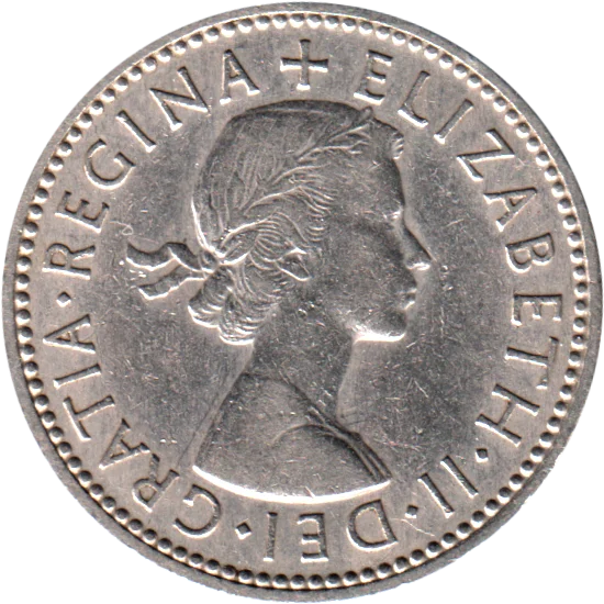 1 shilling, 1961 Obverse