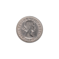 Preview 1 shilling, 1961 obverse