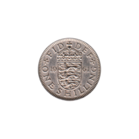 Preview 1 shilling, 1961 reverse