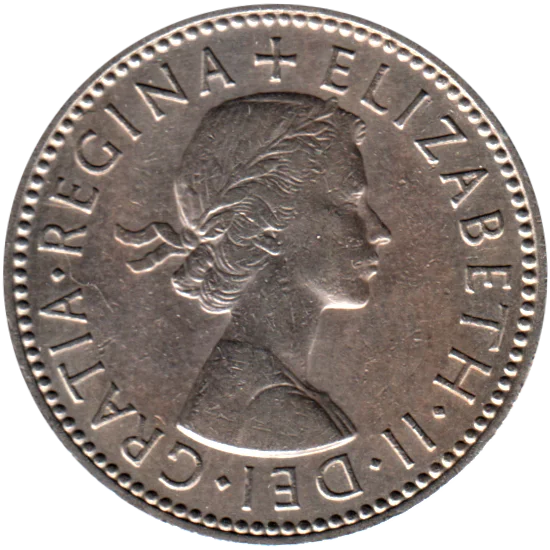 1 shilling, 1956 Obverse