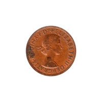 Preview ½ penny, 1963 obverse