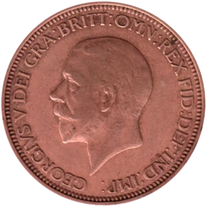Preview ½ penny, 1935 obverse