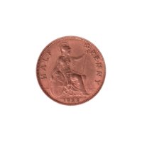 Preview ½ penny, 1935 reverse