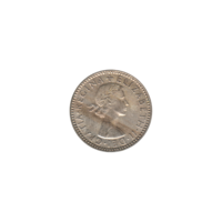 Preview 6 pence, 1958 obverse