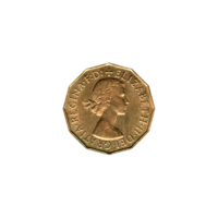 Preview 3 pence, 1956 obverse
