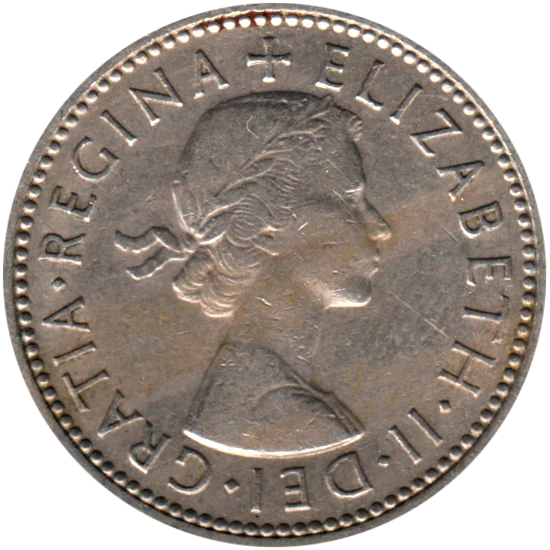 1 shilling, 1960 Obverse