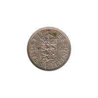 Preview 1 shilling, 1960 reverse