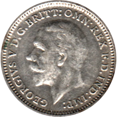 3 pence, 1935 Obverse