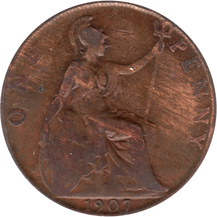 1 penny, 1907 Reverse